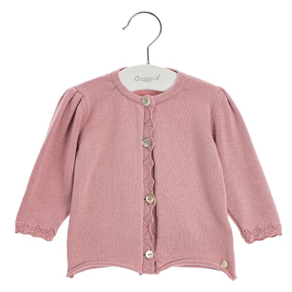 Cardigan In Tricot Coccodè Maglie Bambina C57667