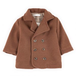 Cappotto da bambino color marrone