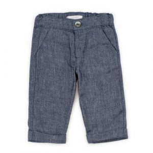 Pantaloni Chinos In Misto Lino Coccodè