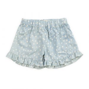 Shorts in Chambray a Pois Coccodè