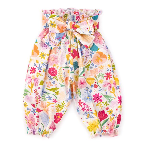 Pantaloni In Popeline Stampato Coccodè
