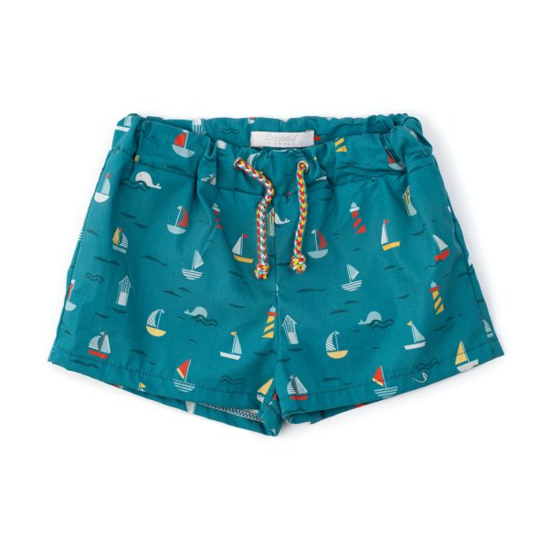 Shorts In Popeline Stampato Coccodè