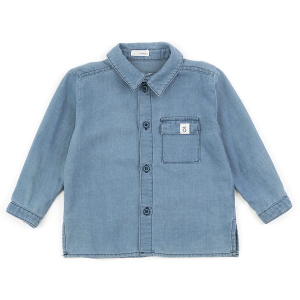 Overshirt In Denim Delavé Maperò