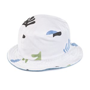 Bucket Hat Double Face In Jersey e Denim Maperò