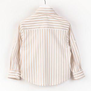 Camicia in popeline rigato Pure