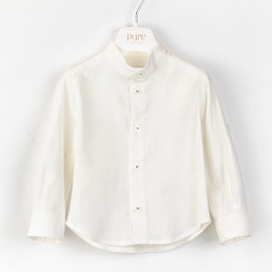 Camicia in misto lino Pure