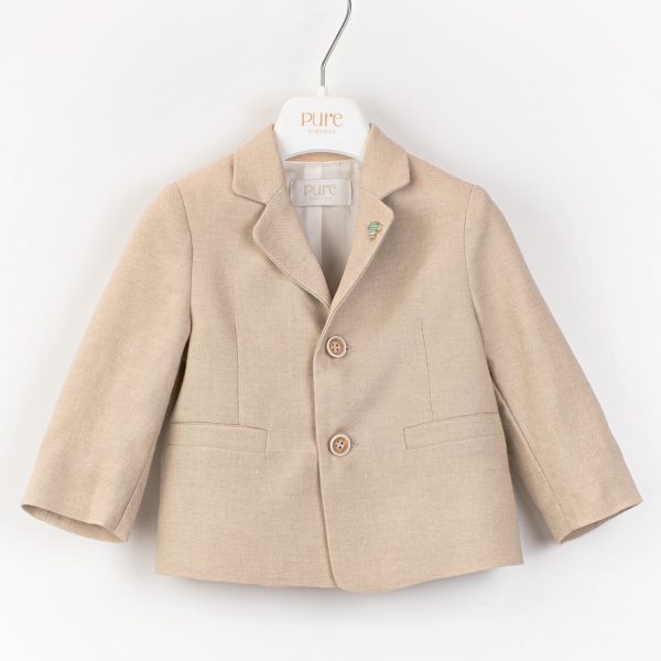 Giacca in misto lino Pure