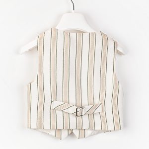 Gilet in misto lino Pure