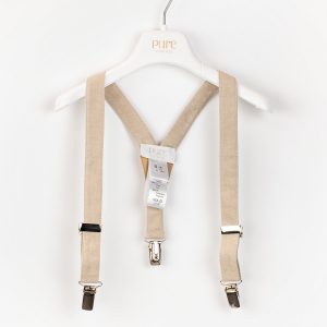 Bretelle in misto lino Pure