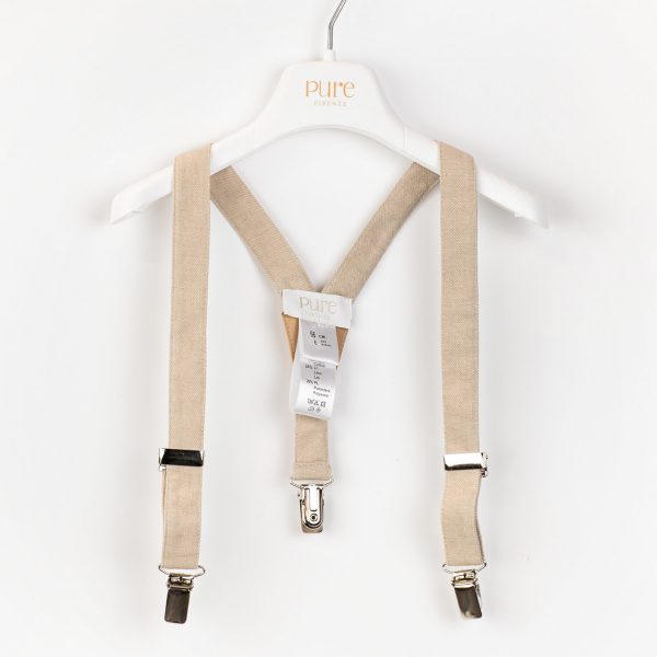 Bretelle in misto lino Pure