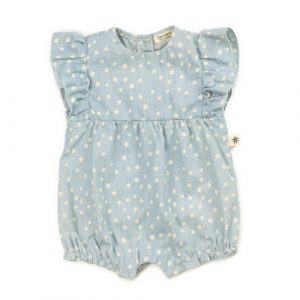 Pagliaccetto In Chambray a Pois Coccodè