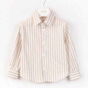 Camicia in popeline rigato Pure