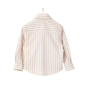 Camicia in popeline rigato Pure