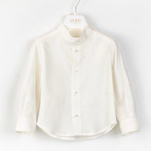 Camicia in misto lino Pure