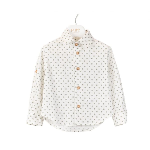 Camicia in popeline stampato Pure