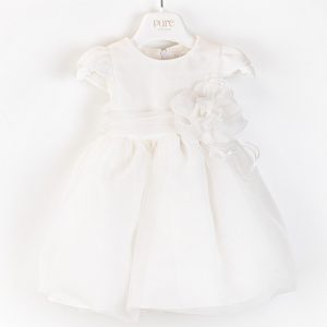 Abitino in organza + cintura ricamata Pure