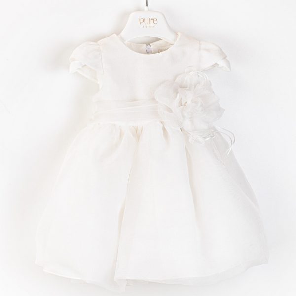 Abitino in organza + cintura ricamata Pure