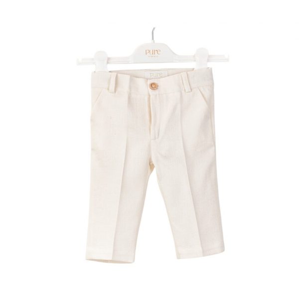 Pantalone lungo in misto lino Pure