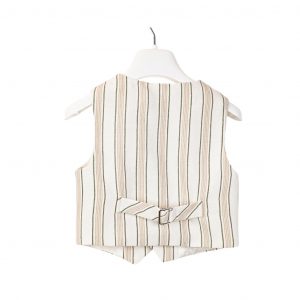 Gilet in misto lino Pure