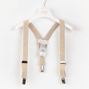 Bretelle in misto lino Pure