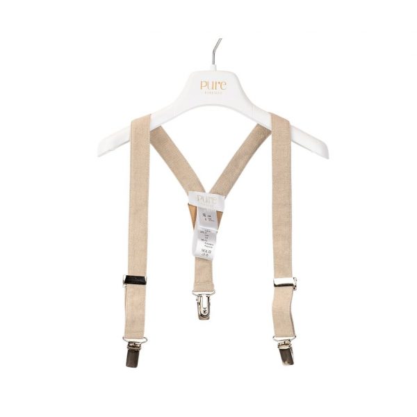 Bretelle in misto lino Pure