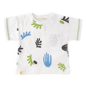 T-shirt in jersey stampato Maperò