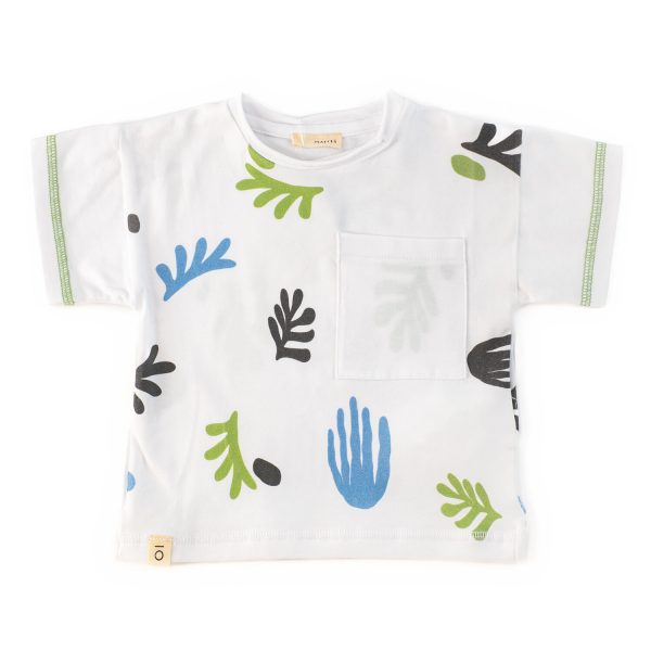 T-shirt in jersey stampato Maperò