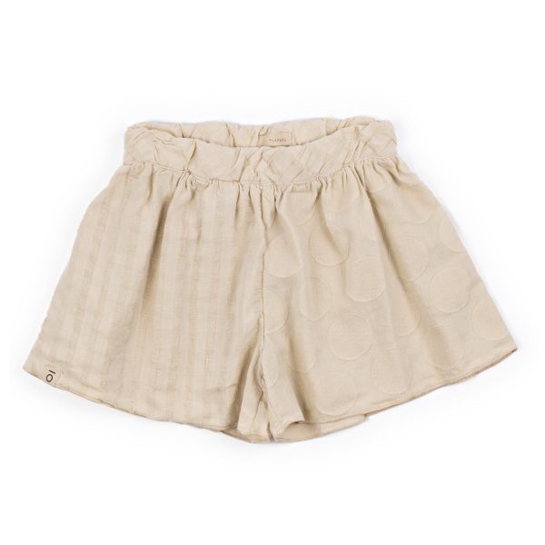 Shorts in twill stretch misto lino Maperò