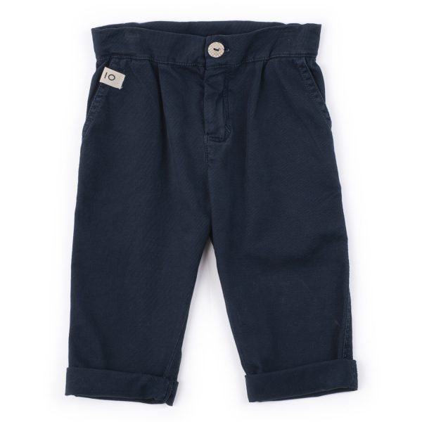 Pantaloni in twill stretch mistolino Maperò
