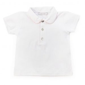 Polo in jersey con colletto a profilo a colore Coccodè