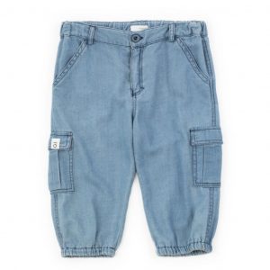 Pantaloni Cargo In Denim DelavÈ Coccodè
