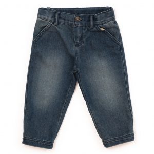 Jeans slouchy in denim Delavé