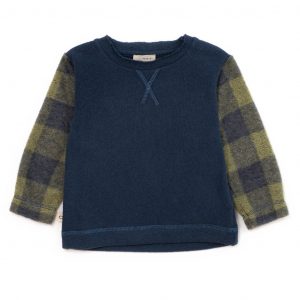 Maglia in caldo jersey e sherpa