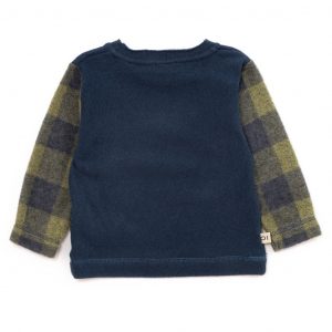 Maglia in caldo jersey e sherpa