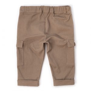 Pantalone cargo in twill stretch