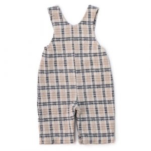 Salopette jacquard a quadri