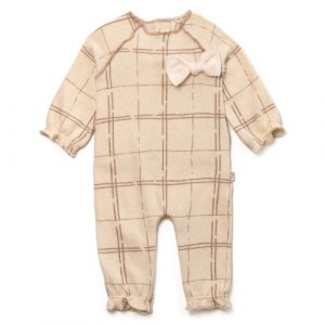 Tutina in caldo jersey a quadri