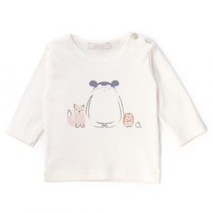T-shirt interlock con stampa