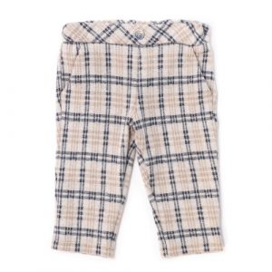 Pantalone in jacquard a quadri