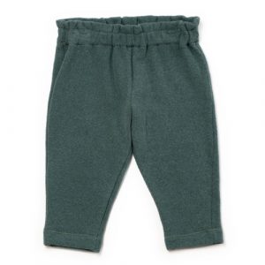 Pantalone paperbag in caldo cotone