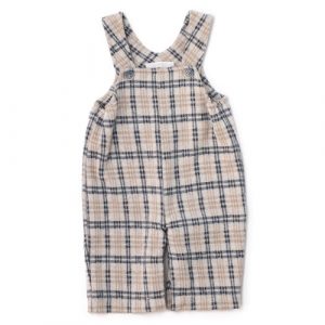 Salopette jacquard a quadri
