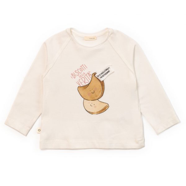 T-shirt in jersey con stampa
