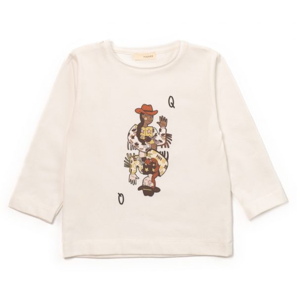 T-shirt in jersey con stampa