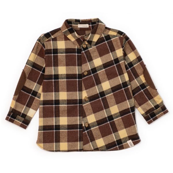 Overshirt in flanella tartan