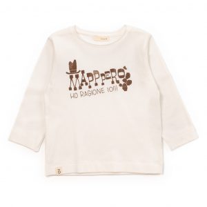 T-shirt in jersey con stampa