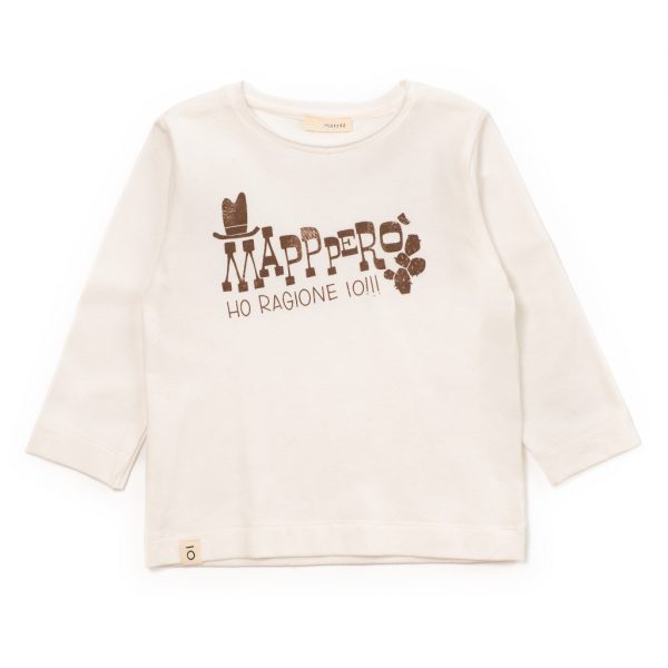 T-shirt in jersey con stampa