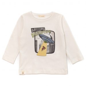 T-shirt in jersey con stampa
