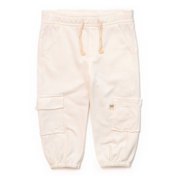 Pantaloni cargo in felpa